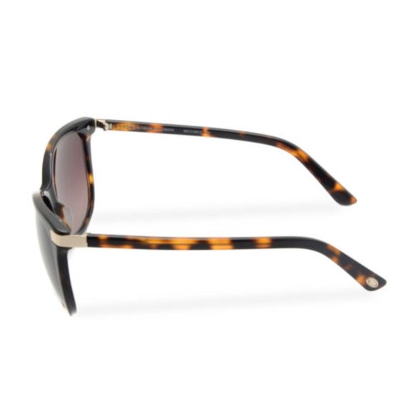 Oscar De La Renta Tortoise Shell Brown Cat Eye Sunglasses NWT! - Picture 2 of 2